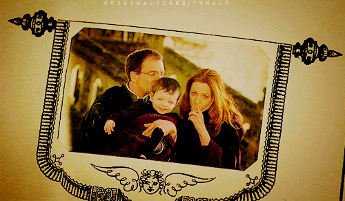 Lily and James with baby harry
