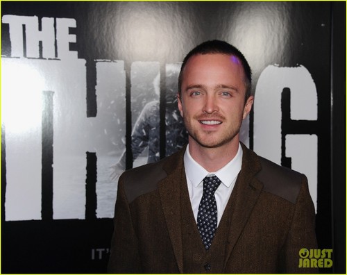 Aaron Paul: 'The Thing' Premiere in Universal City!