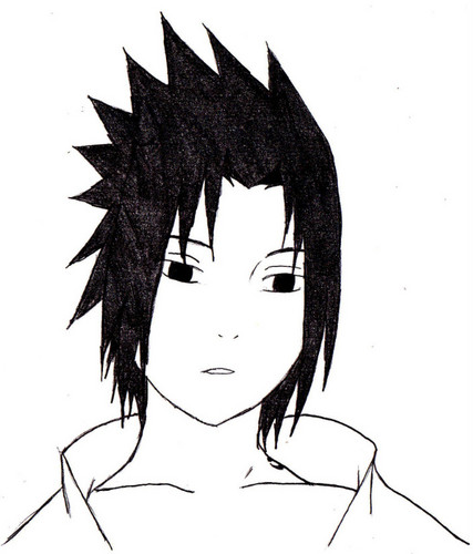  Drawing of sasuke uchiha