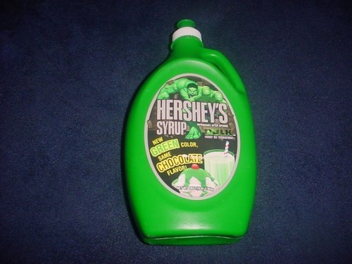  Hershey's Hulk green syrup