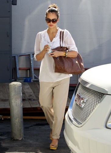  Jessica - At an office building in Santa Monica – October 13, 2011