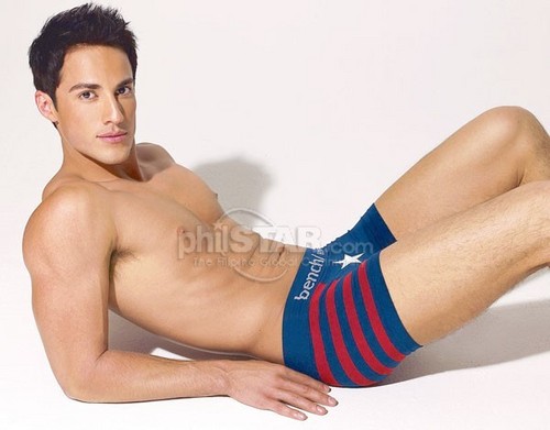  Michael Trevino photoshoot for Bench