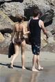 Miley Cyrus ~ 13. October- At a Beach in Malibu with Liam - miley-cyrus photo