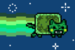 Green Nyan Cat - nyan-cat icon