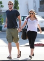 ♥ Miley Cyrus ♥ - Out in Studio City With Liam Hemsworth (October 18th, 2011) - miley-cyrus photo