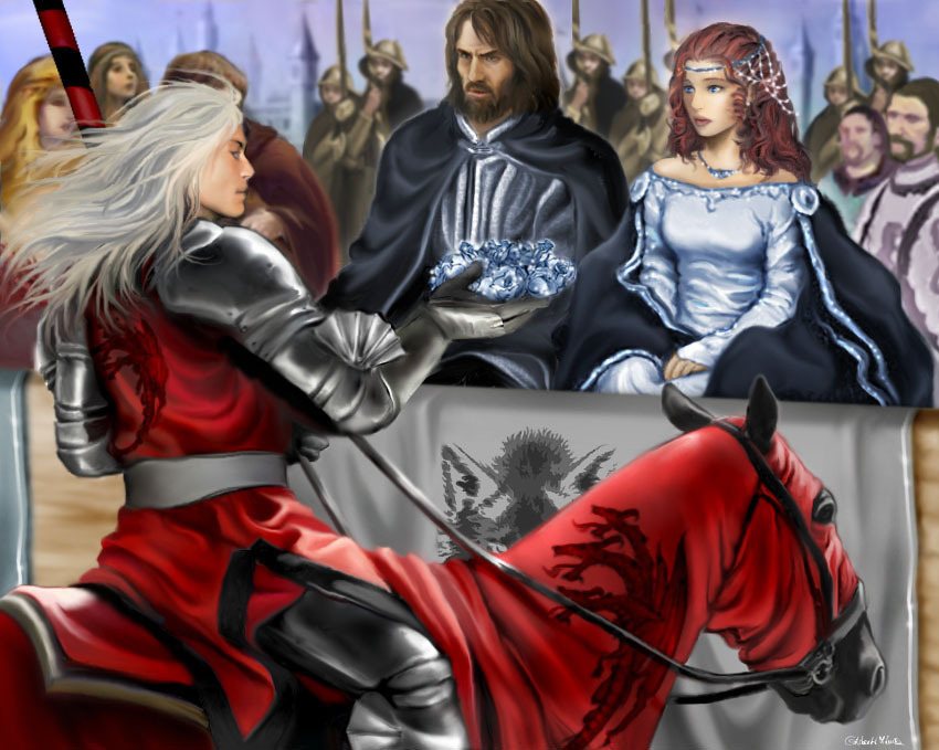 Rhaegar Crowning Lyanna Stark as Queen of love and Beauty, and fucking up Westeros in doing so 