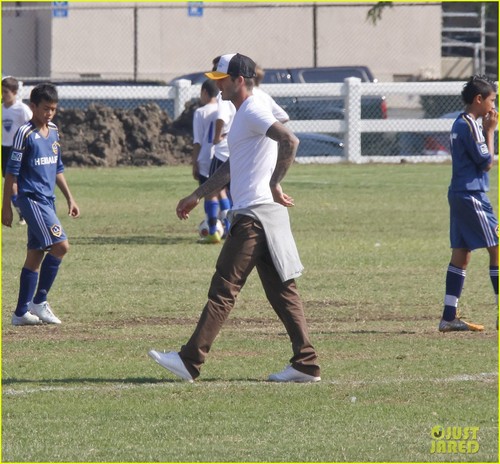 David Beckham: Galaxy Celebration with the Boys!
