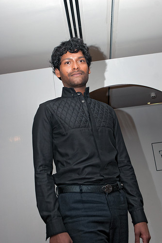  Emmanuel Ray, UK Fashion ikon of the tahun at London Fashion Week 2011