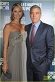 George Clooney & Stacy Keibler: Paris Premiere Pair! - george-clooney photo