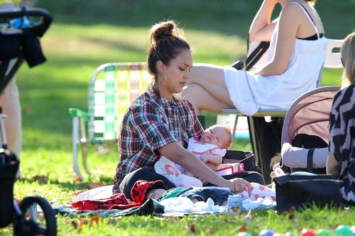  Jessica - At a birthday party at the Park in Beverly Hills - October 16, 2011