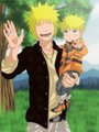Naruto and his father - naruto-shippuuden photo