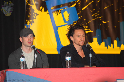 Tom Hiddleston @ The Avengers Panel, New York Comic Con 2011