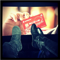 ”Me and my besty watching a movie” :) - justin-bieber photo