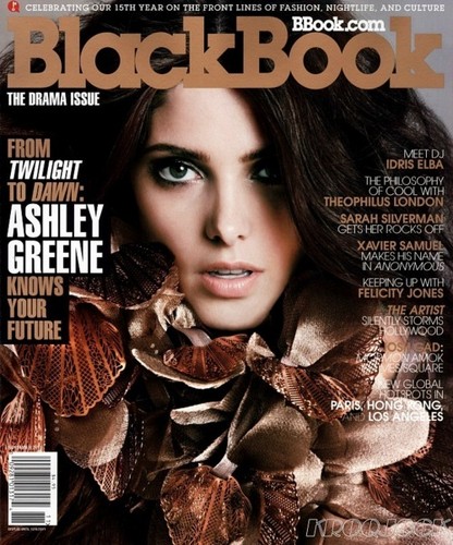 Ashley Greene covers BlackBlook Magazine (November 2011).