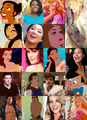Glee and Disney - disney-princess fan art