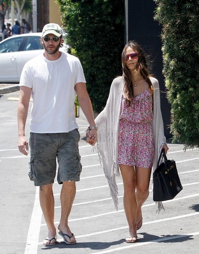  Jordana - with hubby Andrew Form in Beverly Hills, July 9. 2011