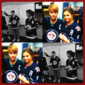 Justin and Selena at the Winnipeg Jets game (Oct. 22th) :) - justin-bieber photo