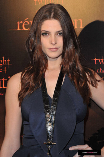 More photos of Ashley at the "Breaking Dawn Part: 1" Paris Fan Event - Photocall