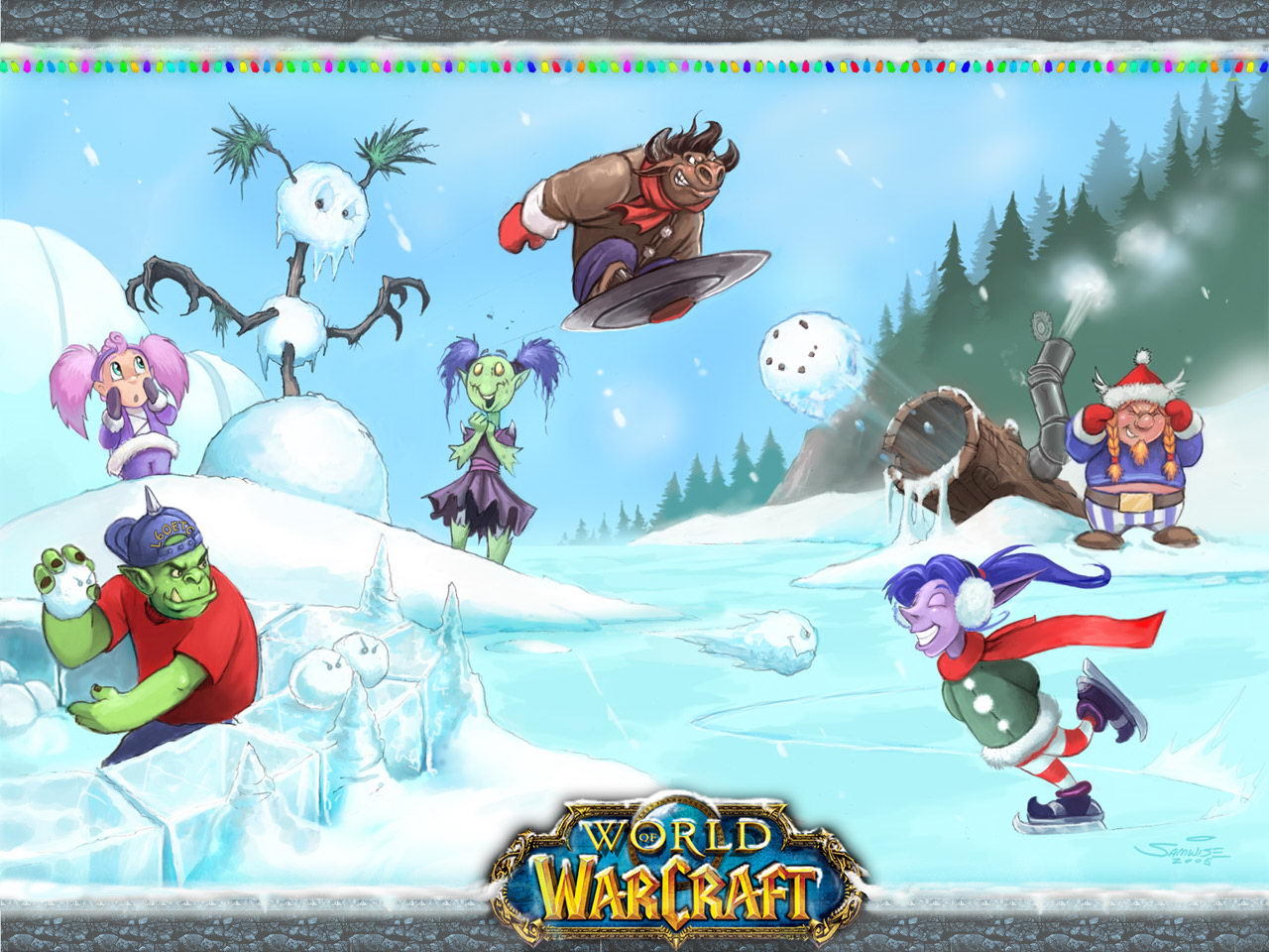 christmas World of Warcraft Fan Art (26203256) Fanpop