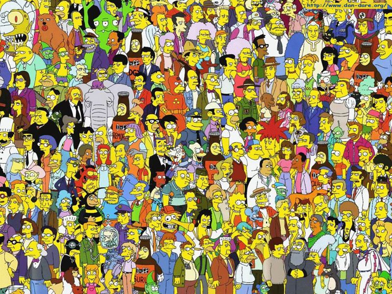 all the simpsons