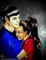 An Illogical Need - spock-and-uhura fan art