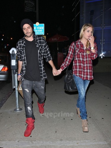 Ashley Benson and Boyfriend leaving BOA in Hollywood, Oct 26
