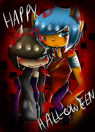  Happy Halloween with Kushi and Ex