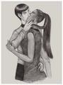 Just show me how to love you - spock-and-uhura fan art