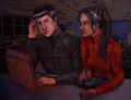 Office Hours - spock-and-uhura fan art