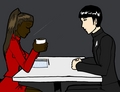 Spock and Uhura  - spock-and-uhura fan art