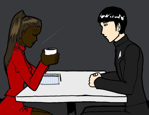 Spock and Uhura 