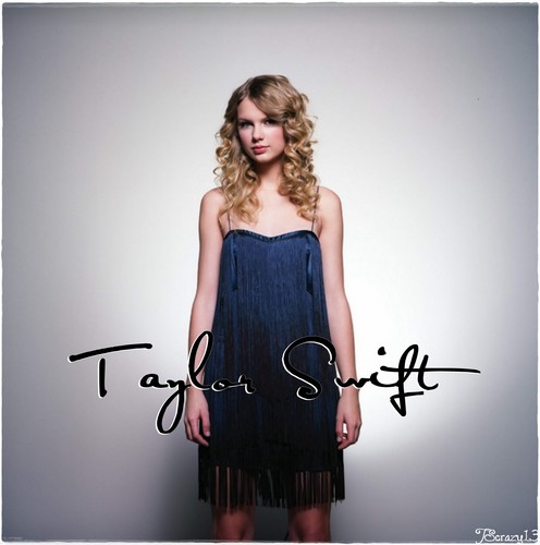  Taylor तत्पर, तेज, स्विफ्ट in blue fringed mini dress photoshoot