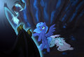 Discord vs. Princess - my-little-pony-friendship-is-magic fan art