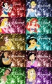 Glittery Princesses - disney-princess fan art