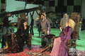 Kristin Bauer as Maleficent & Lana Parrilla as Evil Queen- BTS Photos - once-upon-a-time photo