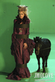 Kristin Bauer as Maleficent- BTS Photos - once-upon-a-time photo