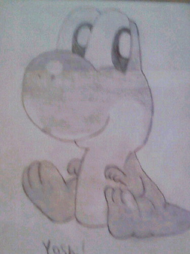  My Yoshi hatching sketch
