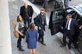 Nikki & Paul arriving at the Fiumincino Airport in Rome, Italy - nikki-reed photo