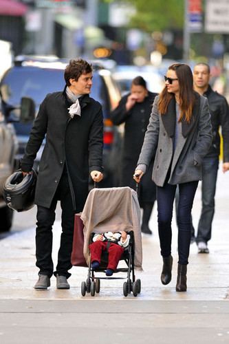 Orlando Bloom and Miranda Kerr Out in NYC 