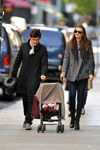 Orlando Bloom and Miranda Kerr Out in NYC 