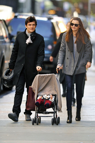  Orlando Bloom and Miranda Kerr Out in NYC