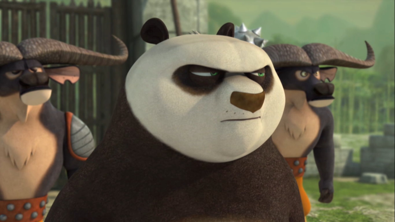 Photo of Po's Glare for fans of Kung Fu Panda. 