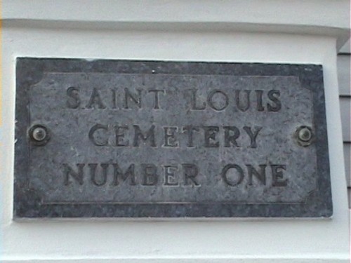  SAINT LOUIS CEMETERY NUMBER ONE