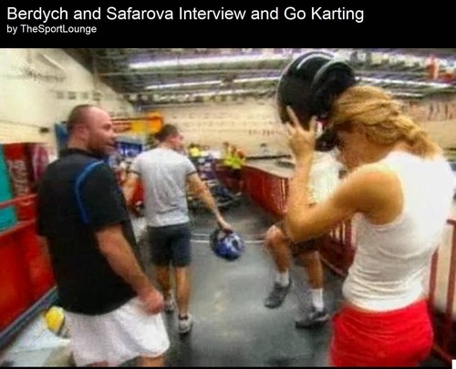 Safarova and Berdych ride