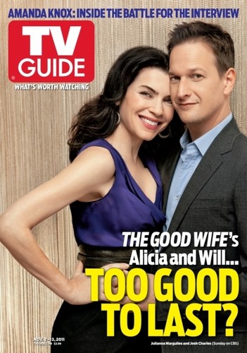  The Good Wife’s Julianna Marguiles and Josh Charles share the cover of TV Guide!