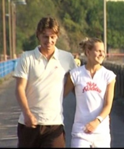  Tomas Berdych and Lucie Safarova together