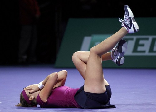  год Kvitova. After she won Wimbledon ,she won also Tournament Champions