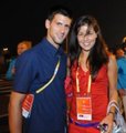 Ana and Novak together - tennis photo