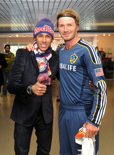 David Beckham and Neymar