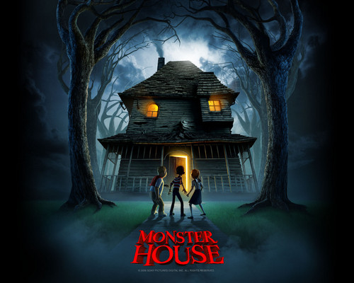 Monster House Movie Wallpaper.
